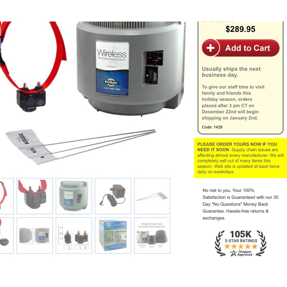 NEW PetSafe Wireless Fence